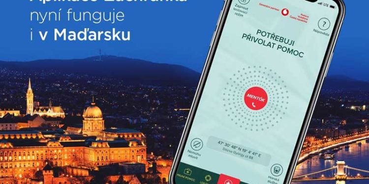 Aplikace Záchranka rozšiřuje oblast působnosti, nově funguje i v Maďarsku