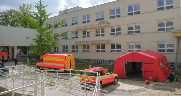 Dekontaminace nemocnice Ostrava