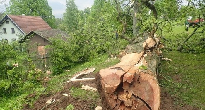 Výjezdy hasičů po dešti