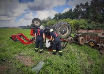Tragická havárie traktoru na poli u Olešky