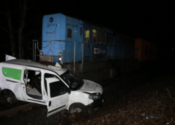 Střet vlaku s vozidlem