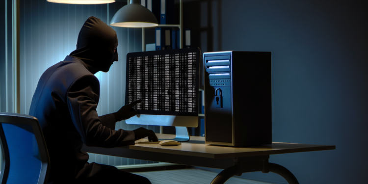Podvodník krade údaje ve firemním počítači