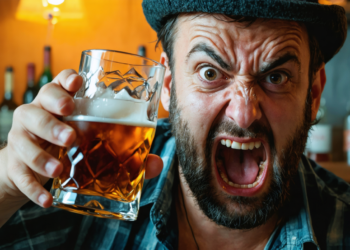 blog nebezpečný opilý muž