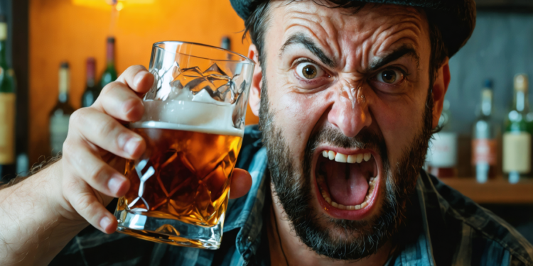 blog nebezpečný opilý muž